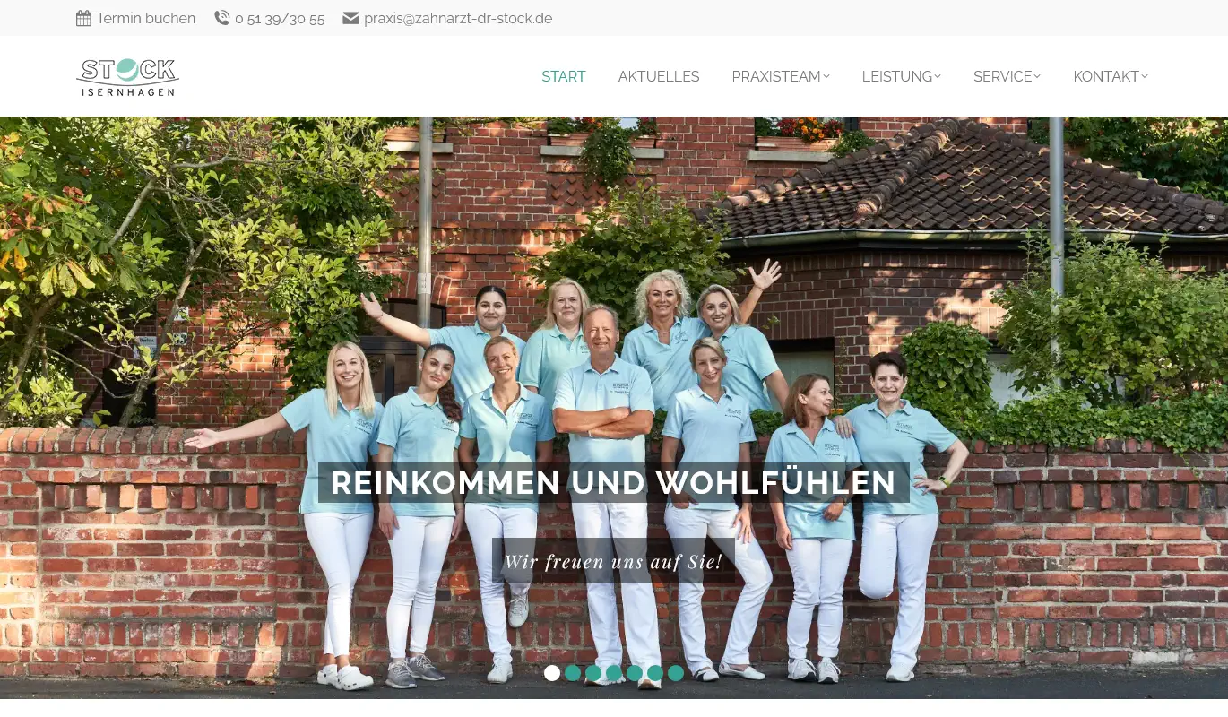 Professionelles Webdesign für Zahnärzte in Hannover